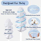 Little Fox Baby Oral Cleaner 42Pcs [Upgrade Designed] +1pc Free Finger Toothbrush with Case, Tongue, Mouth and Gums Cleaner, Newborn Toothbrush, Infant Oral Care and Cleaning for 0-36 Month Baby