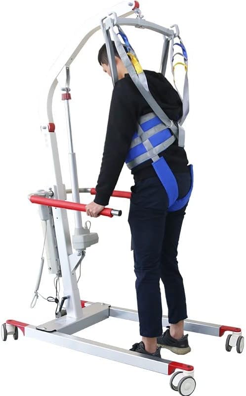 Hoist for Lifting Elderly, Full Body Sling Patient Lift, Bathroom Transfer Hammock, Walking Standing Aids for Elderly, Handicapped, Heavy Duty Transfer Belts Large