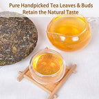 SANRAN Raw Pu-erh Tea Cake, Aged Yunnan Sheng Pu'erh Tea, 7.1oz/Pack
