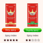 MaLa WangZi Spicy Strip Snack Gift Box Latiao Sticks, 550g 30 Packs Chinese Snack (73g*10 packs,Slightly Spicy)