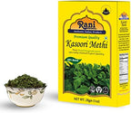 Rani Fenugreek Leaves Dried (Kasoori Methi) 1oz (28g) ~ All Natural | Vegan | Gluten Friendly | NON-GMO | Kosher | Indian Origin