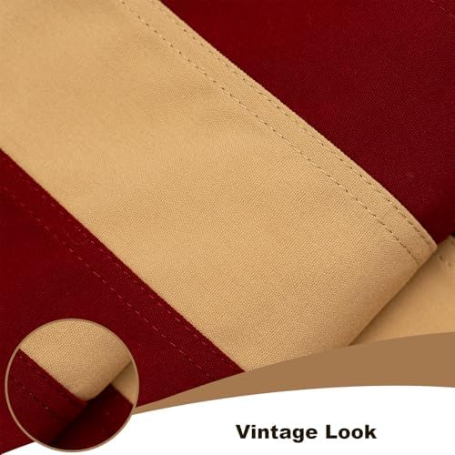 Cotton Vintage American Flag 3x5 Feet, Heavy Duty Tea Stained US USA Flags with 2 Brass Grommets, 250th Anniversary Antiqued United State Flag Rustic Old Style for Outside