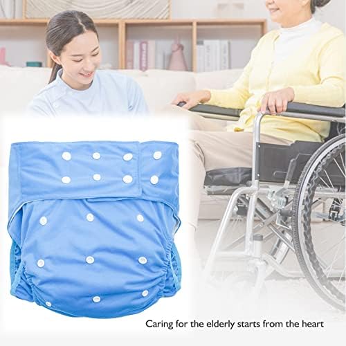 Incontinence and Disability Care Cloth Diapers, Reusable Adjustable Size Breathable Leakfree Pocket Diaper (Color : G, Size : M)