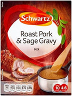 Schwartz Roast Pork & Sage Gravy Mix (25g) - Pack of 6