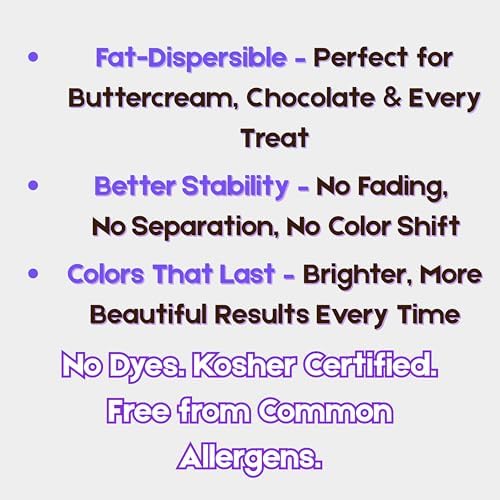 Bakerpan White Oil-Based Dye-Free Food Coloring Powder for Baking - 30g - White Coloring for Buttercream Frosting, Chocolate, Candy, Icing, Cakes