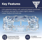 Itus Mouthguardz: SilentZPro 2.0 - USA Designed & FDA-Cleared Anti Snore Mouthpiece - Fully Adjustable Anti Snore Mouth Guard - Professional Patented Anti Snore Device, Medium