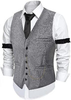 ZeroShop Halloween 1920s Mens Costume Peaky Blinders Roaring 20s Gangster Mobster Outfit