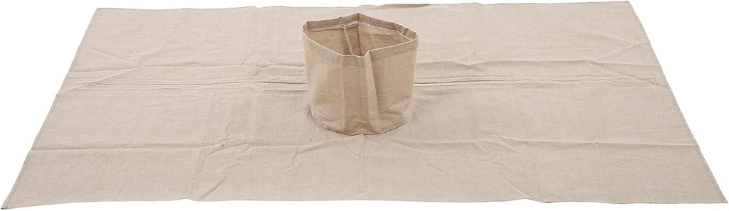 Massage Table Cover Protector, with Face Hole 70 X 100cmCotton Massage Table Cover Bed Topper Beauty Salon Bed Sheet (Khaki)
