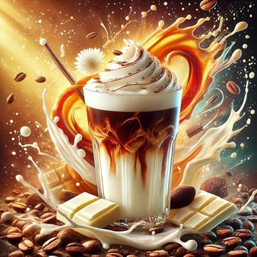 Latte Macchiato - White Chocolate Aroma Concentrate - Vegan - Sasami - 10ml