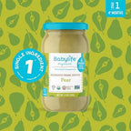Babylife Organics Stage 1 - Pear, 3.2 Ounce Jar (12 Pack) - Heavy Metal Safe, Organic Baby Food