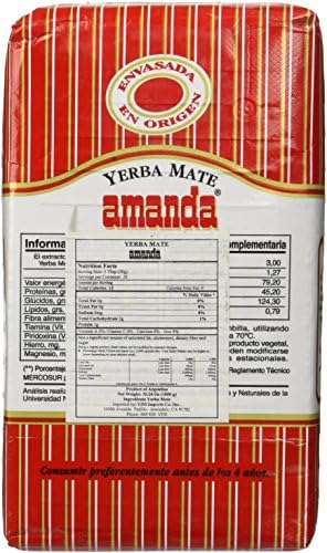 Yerba Mate Amanda 1 Kg - 2.2 Lb - Argentina