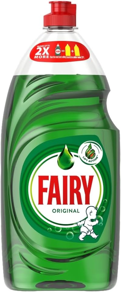 Fairy Original Washing Up Liquid Green with LiftAction 1015ML
