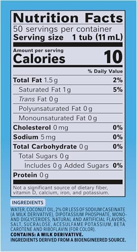 Nestle Coffee mate Liquid Coffee Creamer Singles, Zero Sugar French Vanilla, 50 Ct Box (Pack of 2)