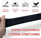 WELSTIK Rubber Grip Tape, Ultra Strong Waterproof Anti Slip Tape with Textured Adhesive for DIY Tools & Gadgets (Black, 2In x 16.4Ft)