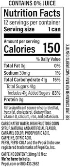 Pepsi Cola Soda Pop, Wild Cherry & Cream, 12 fl oz Cans (12 Pack)