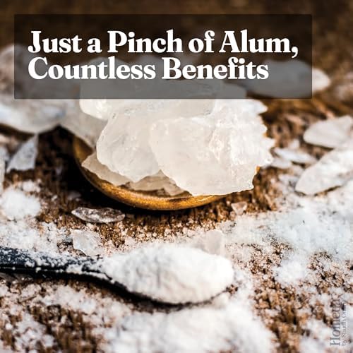 Alum Powder for Skin, Piedra de Alumbre en Polvo (3.5 oz - 100g), Fitkari Alum Stone for Face, Granulado Alumbre para Lavado Intimo, Tawas Allum Salt Spice