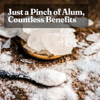 Alum Powder for Skin, Piedra de Alumbre en Polvo (3.5 oz - 100g), Fitkari Alum Stone for Face, Granulado Alumbre para Lavado Intimo, Tawas Allum Salt Spice