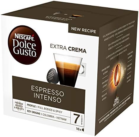 Nescafé Dolce Gusto Espresso Intenso, Pack of 5, 5 x 16 Capsules