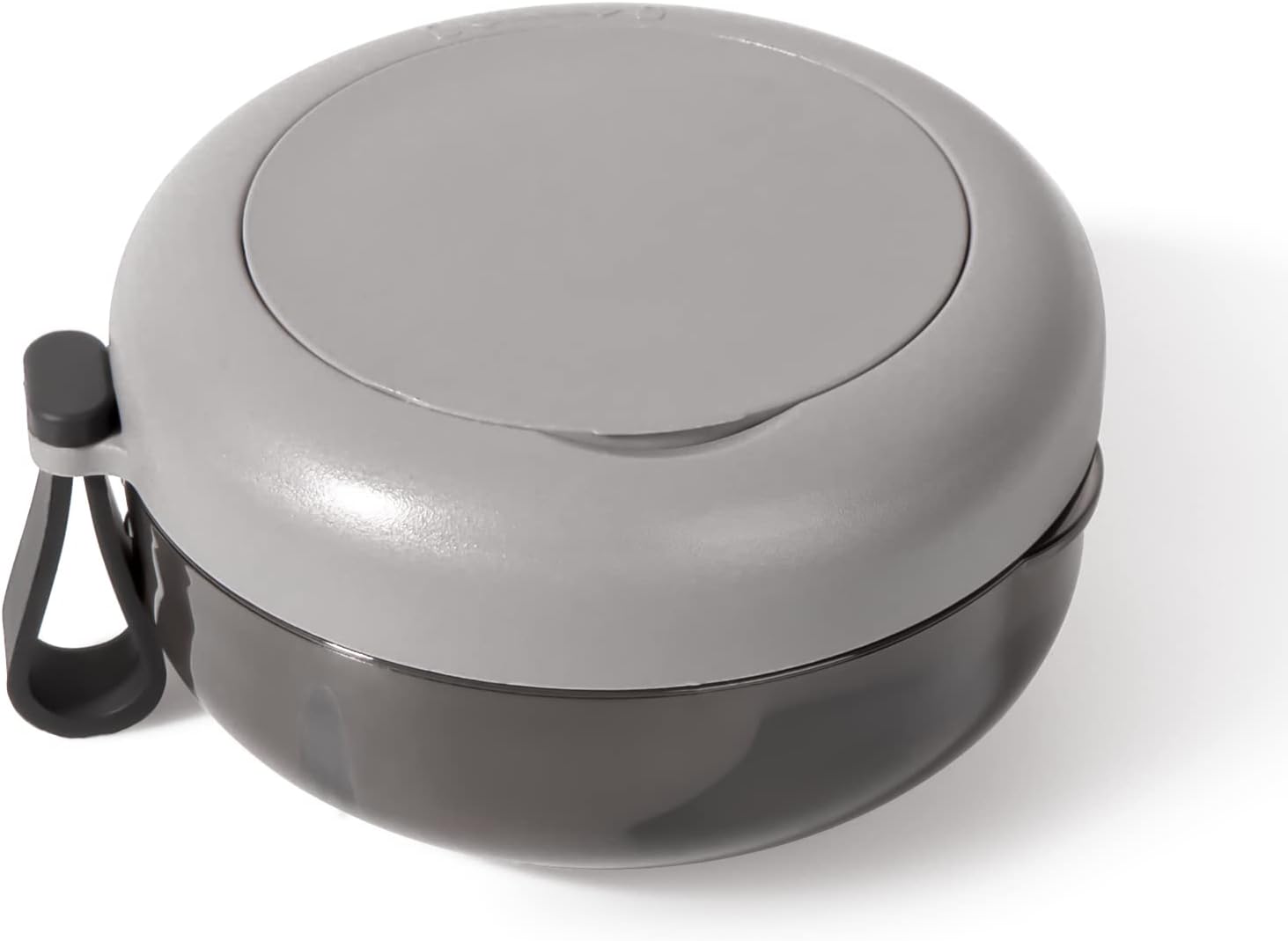 Denture Case, Definitely No-Leak Portable Retainer Case Denture Bath Box for Traveling Perfectly, Denture Cups for Soaking Dentures & Mirror(Black)