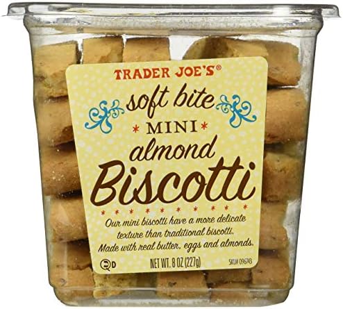 Trader Joe's Soft Bite Mini Almond Biscotti… - PACK OF 2