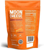 Moon Cheese Cheddar Believe It, 2 Ounce, 3-Pack, Crunchy, Protein-Rich Cheese Snack, Keto Friendly, 100% Real Cheese