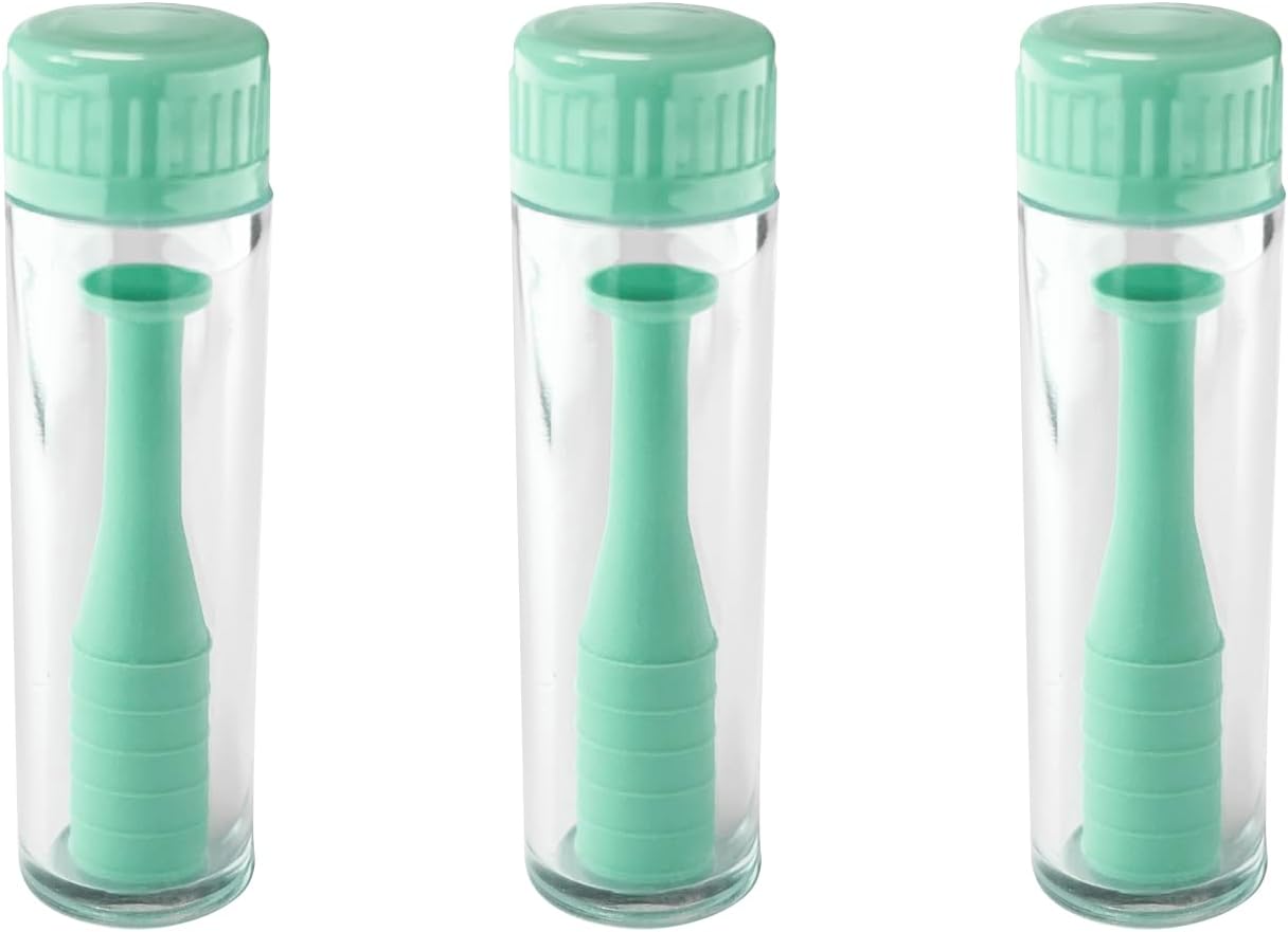 [3 Pack] Hard Contact Lens Remover Tool - Ideal for RGP Lenses Plunger with Suction Cup