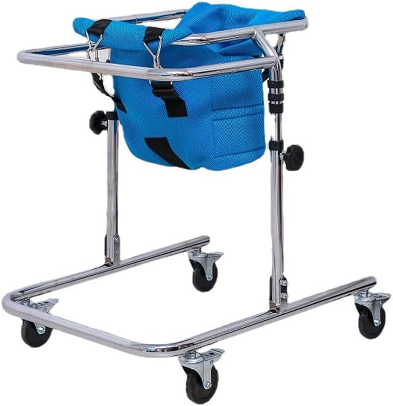 Wheeled Walker for Children with Cerebral Palsy, Adjustable Height, Suitable for Height 31"- 47", Rehabilitation Standing Frame Walker Walking Aid for Disabled