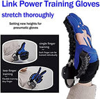 Rehabilitation Robot Gloves, Finger Straightening Brace Guard Protector, Electric Finger Training Orthotics for Hand Function Recovery Stroke Hemiplegia Patients(Size:Left-M)
