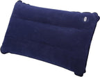 Inflatable Pillow, 2 Colors Portable Folding Casual Inflatable Air Pillow for Outdoor Travel Camping Climbing Hiking Backpacking (Navy Blue)