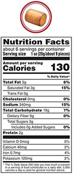 COMBOS Buffalo Blue Cheese Pretzel Baked Snacks 6.3-Ounce Bag