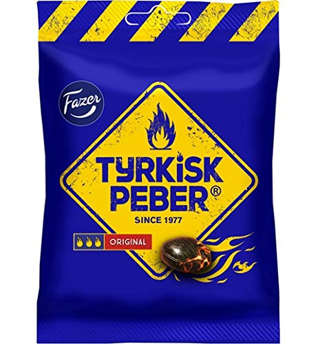Fazer Tyrkisk Peber Original Liquorice 2 Packs of 150g