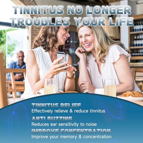 Tinnitus Relief for Ringing Ears, Natural Ringing Relief Drops, Reduce Buzzing and Clicking Noise & Relieve Ringing Ears, Soothe Ear Noise and Support Ear Health for Men & Women 30ML