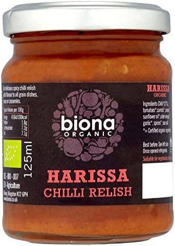 Biona Organic Harissa Chilli Relish (125g) - Pack of 2