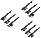 FRCOLOR 15pcs U-Shaped Hearing Aid Cleaning Brush Wax Remover for Hearing Aids Earwax Removal Tool Multi-Function Ear Cleaning Tool