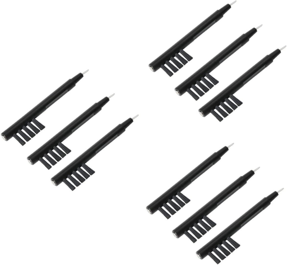 FRCOLOR 15pcs U-Shaped Hearing Aid Cleaning Brush Wax Remover for Hearing Aids Earwax Removal Tool Multi-Function Ear Cleaning Tool