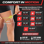 Rymora Knee Support Brace Compression Sleeves for Men and Women for Ligament Injury, Joint Pain Relief, Running, Arthritis, ACL, MCL, Sport