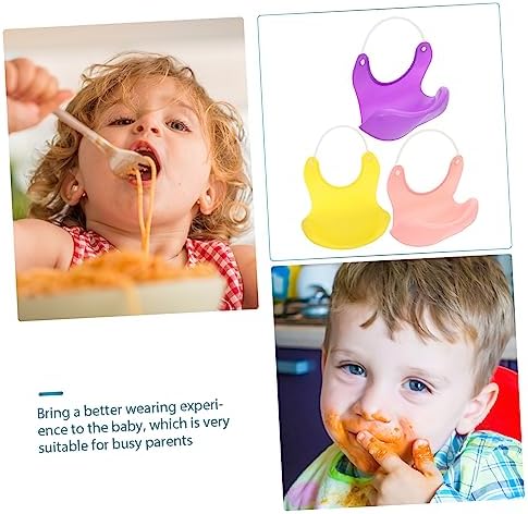 FRCOLOR 6Pcs Feeding Bibs Bibs for Easy Clean Up and Storage