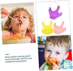 FRCOLOR 6Pcs Feeding Bibs Bibs for Easy Clean Up and Storage