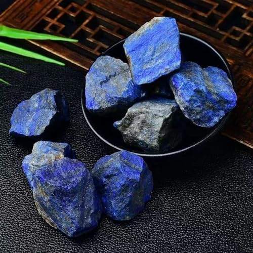 AtkitS Crystal Natural Lapis Quartz Crystal Afghan Stone Mineral Specimen Home Decor DIY Jewelry (Size : 130-150g)
