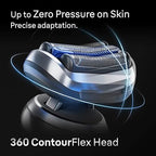 Braun Electric Shaver for Men, Series 7 7185cc, Waterproof, Wet & Dry Shave, Shaving Kit with SmartCare Center and Beard Trimmer, 3 Shave Modes, 60 Minute Battery Runtime, 10 Piece Set