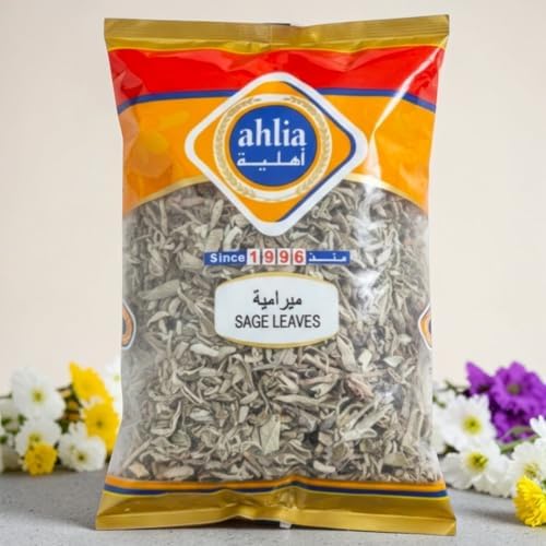 Premium Dried Sage Leaves 250g (8.8 oz) – Mediterranean Sage for Cooking, Herbal Tea & Seasoning – Aromatic Whole Sage Leaves – Whole Loose Leaf Sage, Natural & Authentic No Additives or Preservatives