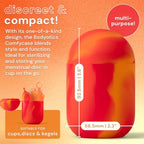 Bodyotics Comfycase - Menstrual Disc/Cup Wash - Orange & Red - Sterilizer, Wash and Carry Case for Resuable Discs and Cups