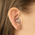 Flare Calmer Kids | Ear Plugs Alternative | Daily Noise Relief | Sound Sensitivity | Stress Relief | No Muffling | Improve Wellbeing | Comfy, Reusable, Soft Silicone Earplugs | Earplugs | Translucent