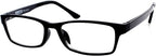 Mens Womens Full Rim Rectangle Acetate Frame Reading Glasses