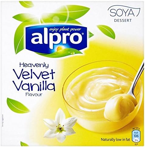 Alpro Vanilla Soya Dessert - 4 x 125g