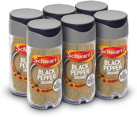 Schwartz Ground Black Pepper (33g) - Pack of 6