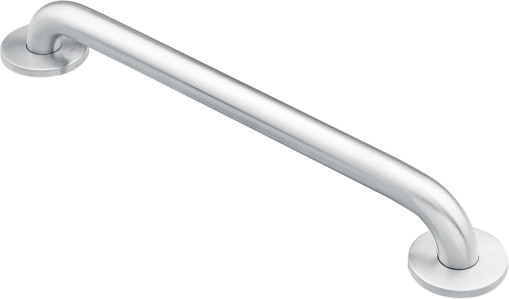 Moen R8742PS Bathroom Safety 42-Inch Stainless Steel Bathroom Grab Bar with Textured Grip, Stainless