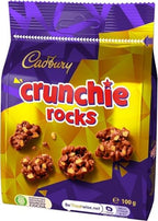 Cadbury Crunchie Rocks Chocolate Bag 100g (Pack of 3)