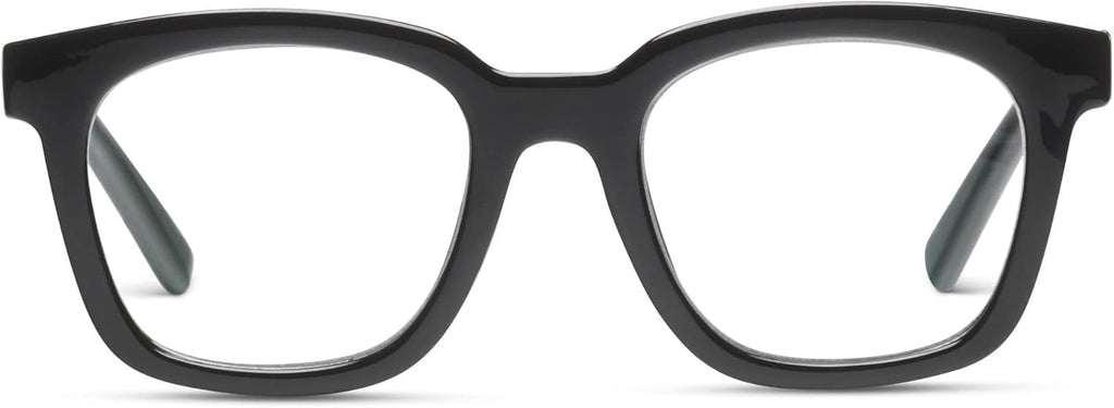 Peepers by PeeperSpecs Women's to The Max Square Blue Light Blocking Reading Glasses