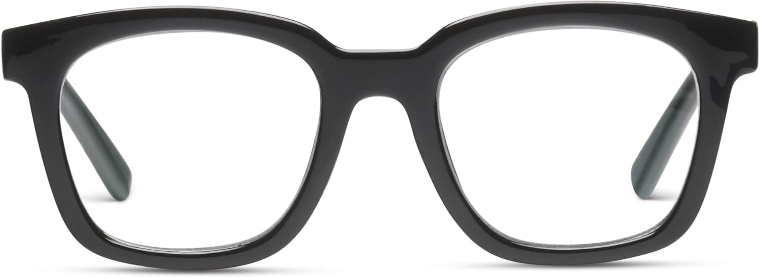 Peepers by PeeperSpecs Women's to The Max Square Blue Light Blocking Reading Glasses